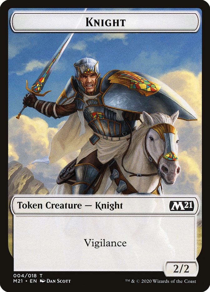 Knight Token [Core Set 2021] | Good Games Adelaide SA