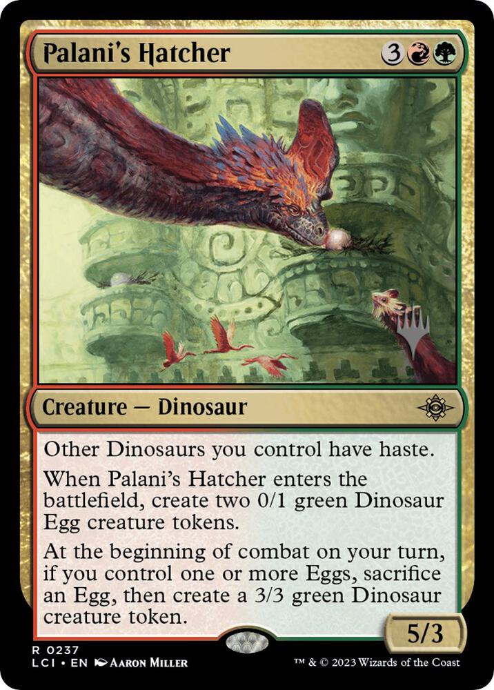 Palanis Hatcher 237 (Promo Pack: The Lost Caverns of Ixalan)  - Foil | Good Games Adelaide SA