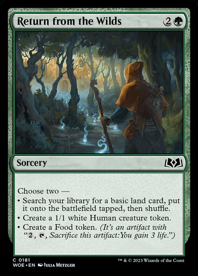 Return from the Wilds 181 (Wilds of Eldraine)  - Foil | Good Games Adelaide SA