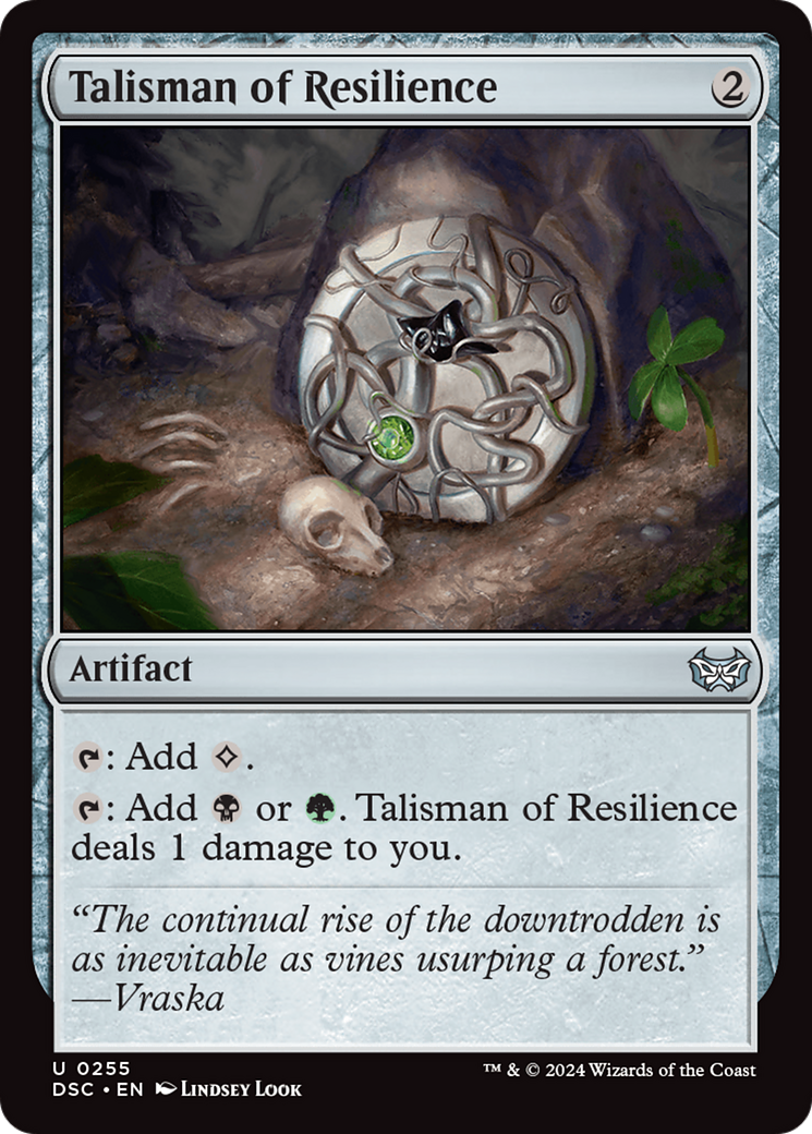 Talisman of Resilience [Duskmourn: House of Horror Commander] | Good Games Adelaide SA