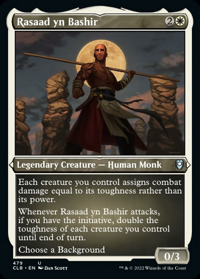 Rasaad yn Bashir (Foil Etched) [Commander Legends: Battle for Baldur's Gate] | Good Games Adelaide SA