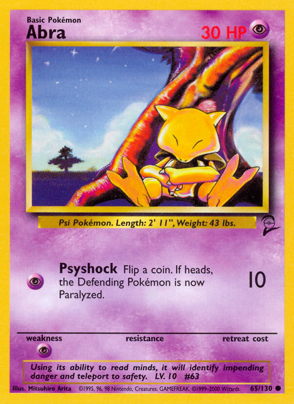Abra (65/130) [Base Set 2] | Good Games Adelaide SA