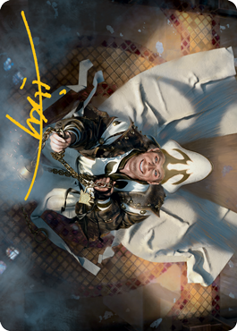 Jerren, Corrupted Bishop Art Card (Gold-Stamped Signature) [Innistrad: Midnight Hunt Art Series] | Good Games Adelaide SA