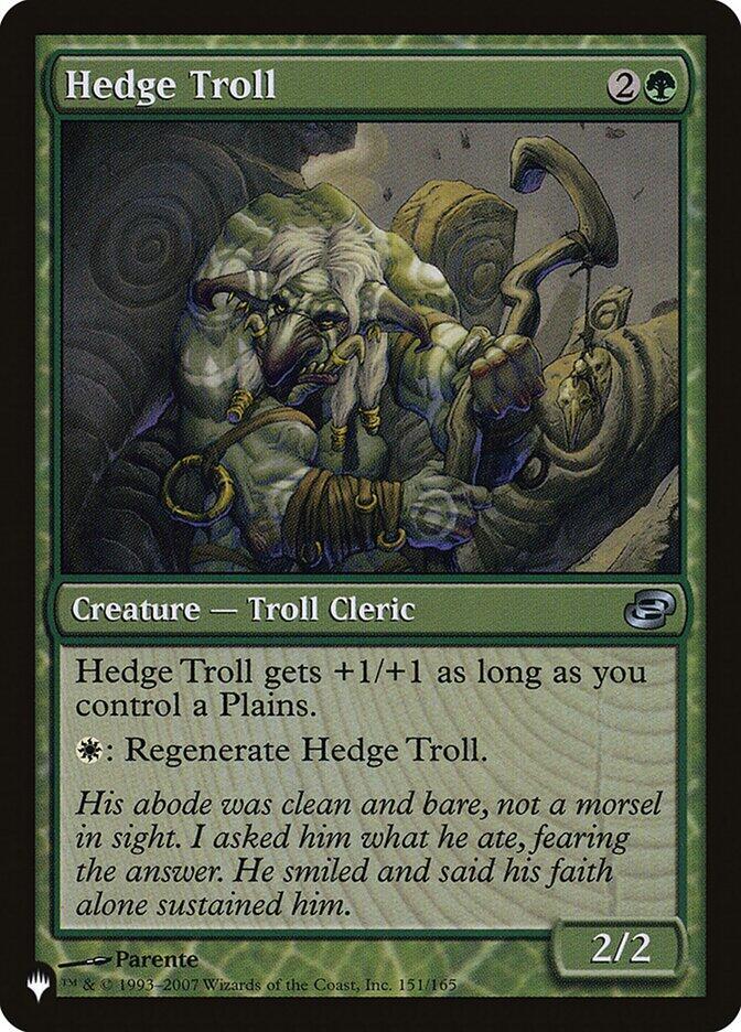 Hedge Troll 151/165 (The List Reprints)  | Good Games Adelaide SA