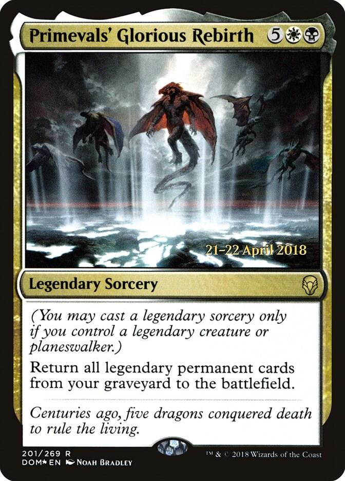 Primevals Glorious Rebirth 201 (Prerelease Cards)  - Foil | Good Games Adelaide SA