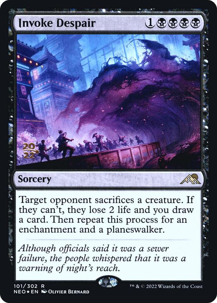 Invoke Despair 101 (Prerelease Cards)  - Foil | Good Games Adelaide SA