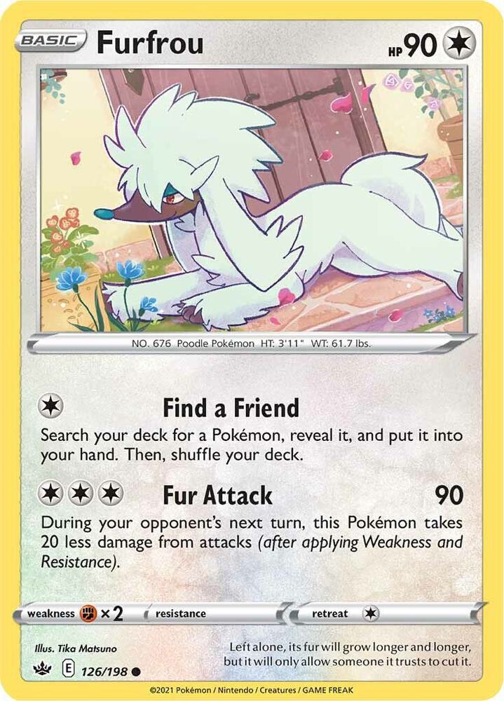 Furfrou 126/198 (SWSH06: Chilling Reign)  | Good Games Adelaide SA