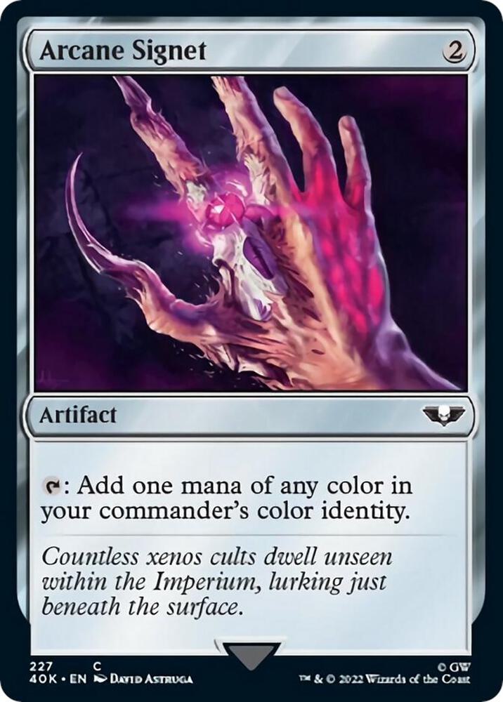 Arcane Signet 227 227/617 (Universes Beyond: Warhammer 40,000)  | Good Games Adelaide SA