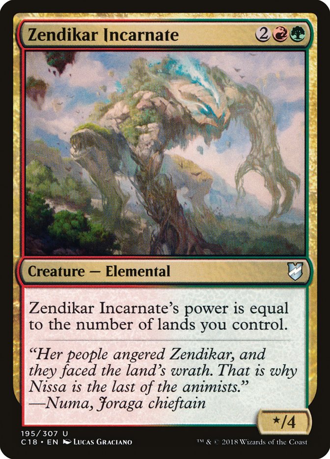 Zendikar Incarnate [Commander 2018] | Good Games Adelaide SA
