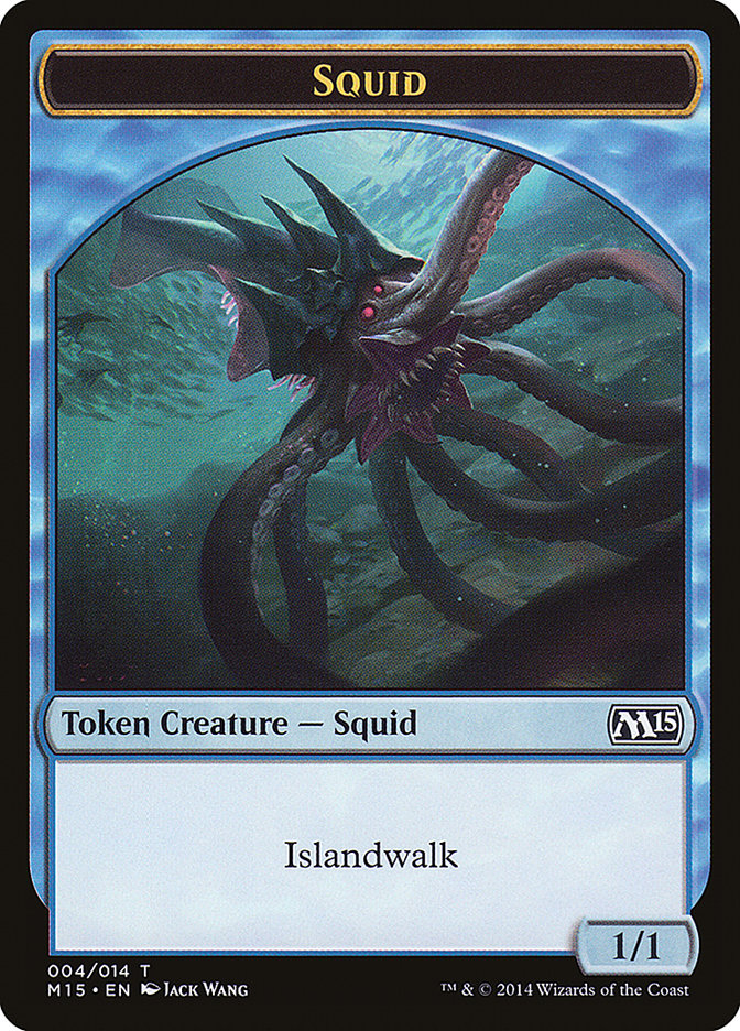 Squid Token [Magic 2015 Tokens] | Good Games Adelaide SA