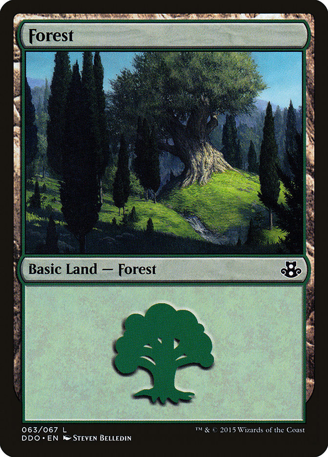 Forest (63) [Duel Decks: Elspeth vs. Kiora] | Good Games Adelaide SA