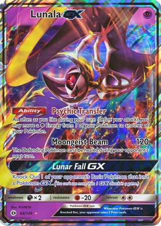 Lunala GX (66/149) (Jumbo Card) [Sun & Moon: Base Set] | Good Games Adelaide SA