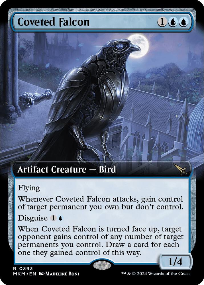 Coveted Falcon 393 (Murders at Karlov Manor)  - Foil | Good Games Adelaide SA