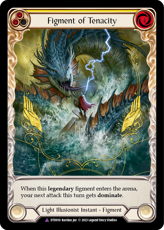 Figment of Tenacity // Metis, Archangel of Tenacity (Marvel) [DTD010] (Dusk Till Dawn)  Cold Foil | Good Games Adelaide SA