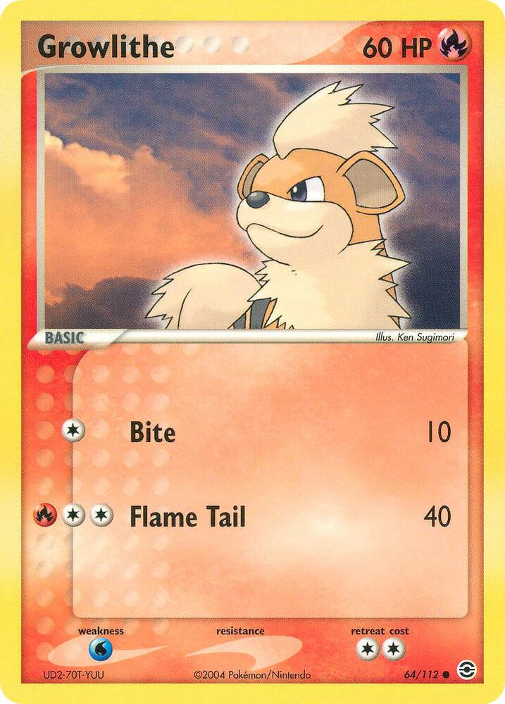 Growlithe 64/112 (FireRed & LeafGreen)  | Good Games Adelaide SA