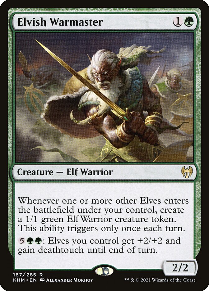 Elvish Warmaster 167 (Kaldheim)  | Good Games Adelaide SA