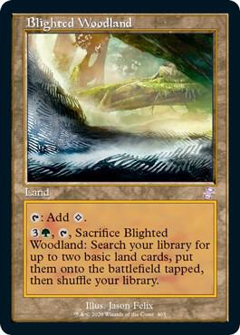 Blighted Woodland 405 (Time Spiral: Remastered)  - Foil | Good Games Adelaide SA