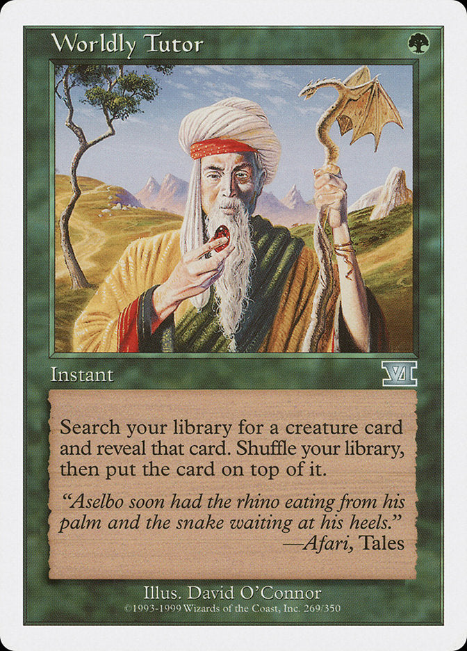 Worldly Tutor [Classic Sixth Edition] | Good Games Adelaide SA