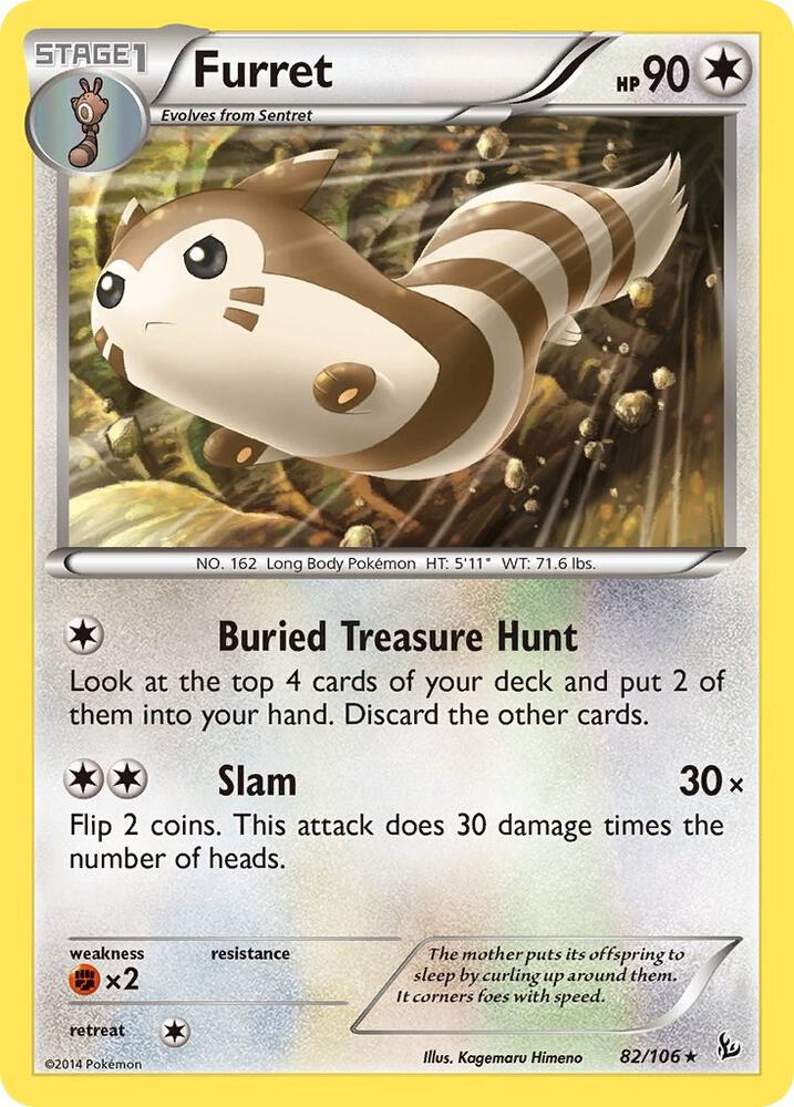 Furret 82/106 (XY - Flashfire)  | Good Games Adelaide SA