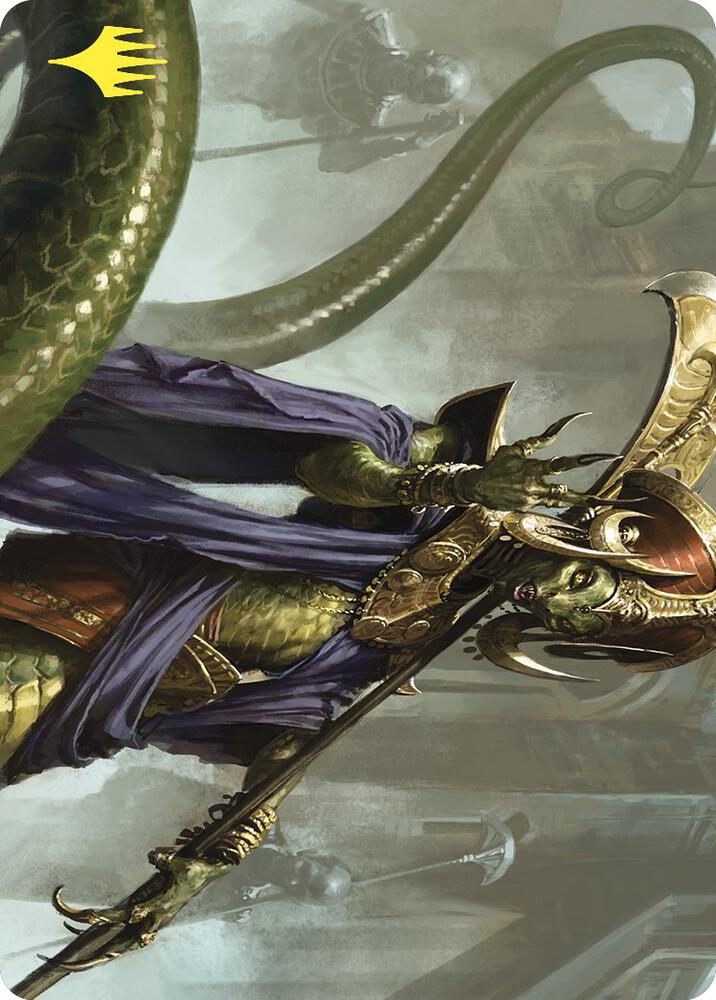 Sidisi Brood Tyrant Art Card Gold Stamped 29 (Art Series: Commander Masters)  | Good Games Adelaide SA