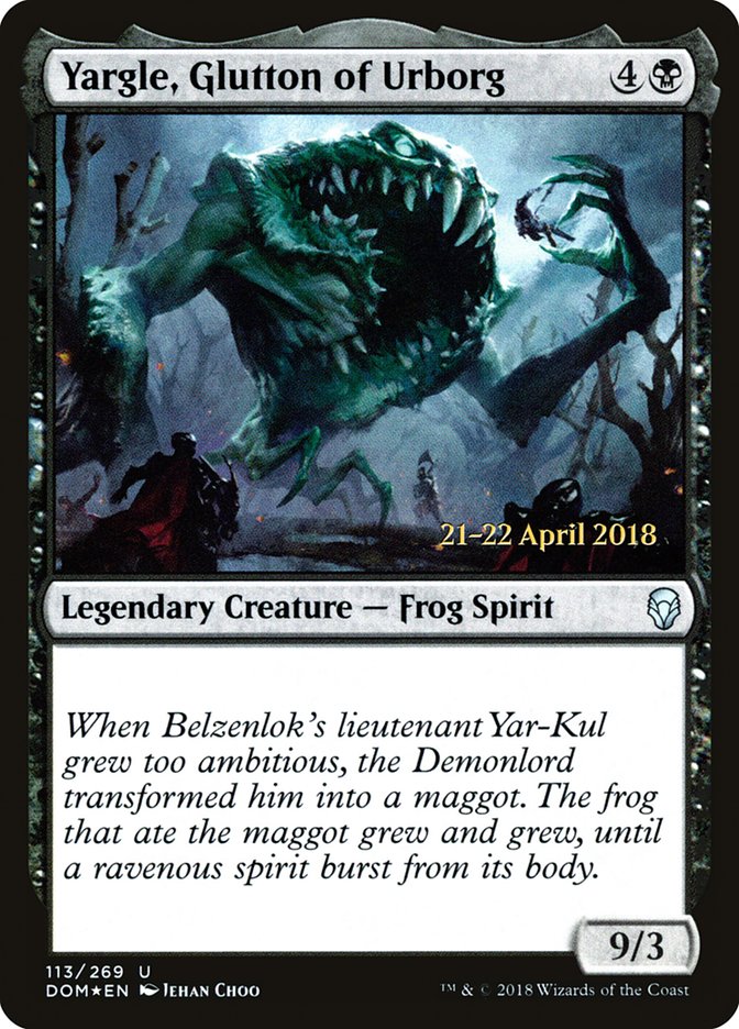 Yargle, Glutton of Urborg  [Dominaria Prerelease Promos] | Good Games Adelaide SA