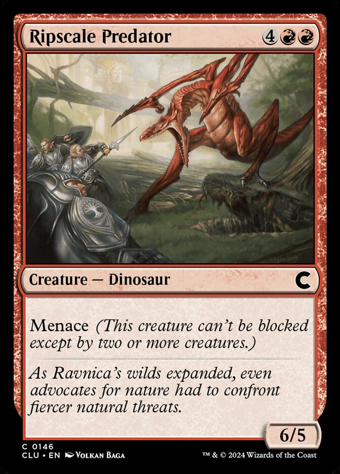 Ripscale Predator 146 (Ravnica: Clue Edition)  | Good Games Adelaide SA