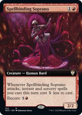 Spellbinding Soprano Extended Art 153 (Commander: Streets of New Capenna)  | Good Games Adelaide SA
