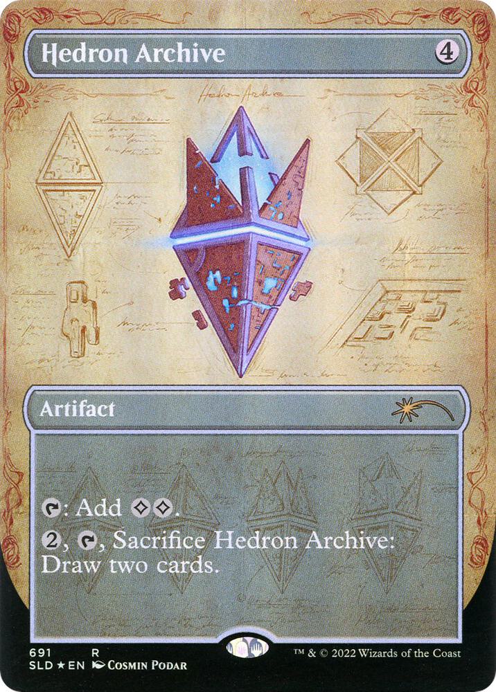Hedron Archive Borderless 691 (Secret Lair Drop Series)  - Foil | Good Games Adelaide SA