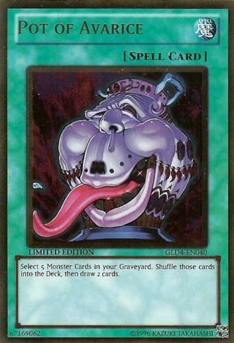 Pot of Avarice [GLD4-EN040] Gold Rare | Good Games Adelaide SA