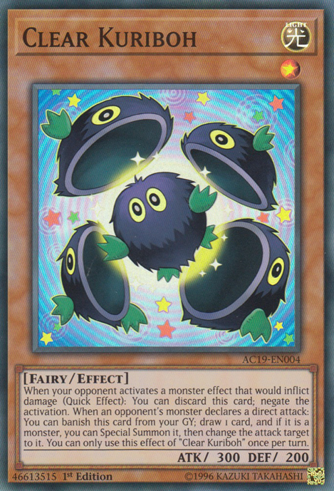 Clear Kuriboh [AC19-EN004] Super Rare | Good Games Adelaide SA