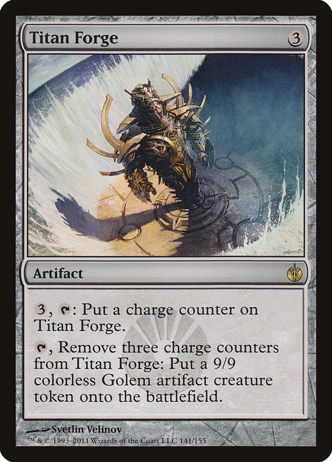 Titan Forge 141 (Mirrodin Besieged)  - Foil | Good Games Adelaide SA