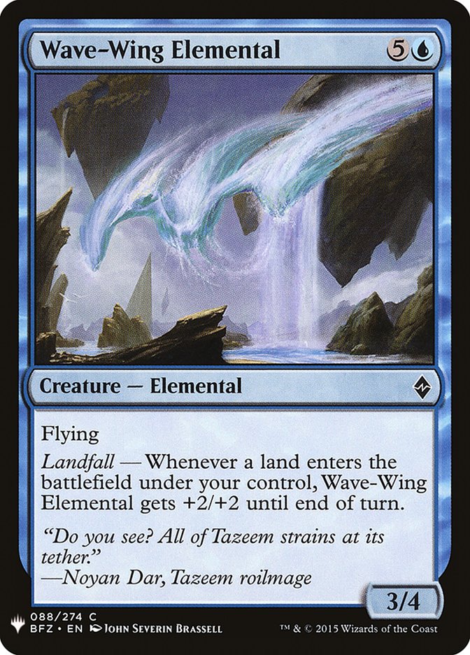Wave-Wing Elemental [Mystery Booster] | Good Games Adelaide SA