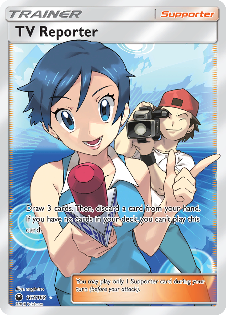 TV Reporter (167/168) [Sun & Moon: Celestial Storm] | Good Games Adelaide SA