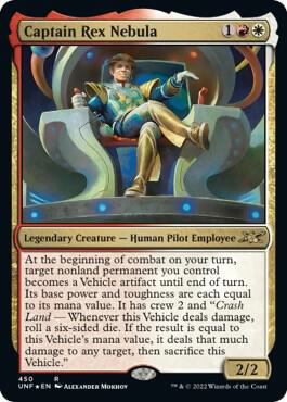 Captain Rex Nebula Galaxy Foil 450 (Unfinity)  - Foil | Good Games Adelaide SA