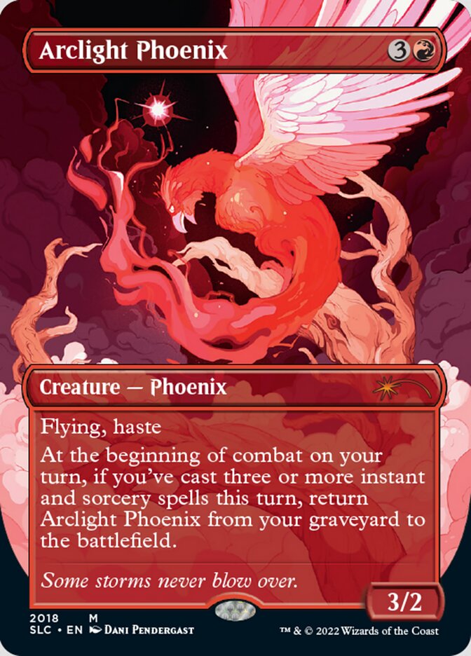 Arclight Phoenix (Borderless) [Secret Lair 30th Anniversary Countdown Kit] | Good Games Adelaide SA