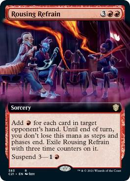 Rousing Refrain Extended Art 383 (Commander 2021)  | Good Games Adelaide SA