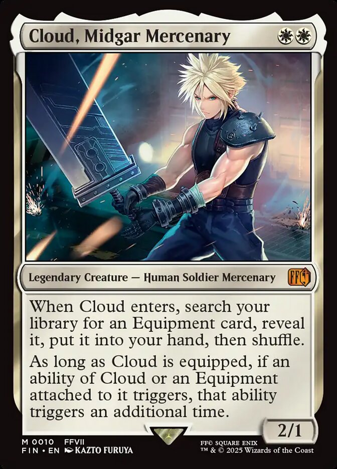 Cloud Midgar Mercenary 10 (FINAL FANTASY)  - Foil | Good Games Adelaide SA