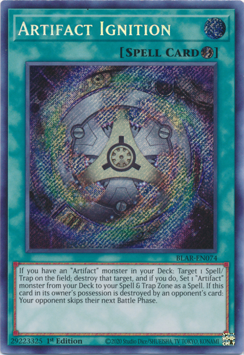 Artifact Ignition [BLAR-EN074] Secret Rare | Good Games Adelaide SA