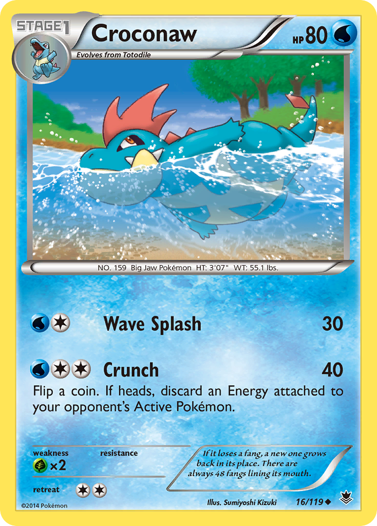 Croconaw (16/119) [XY: Phantom Forces] | Good Games Adelaide SA