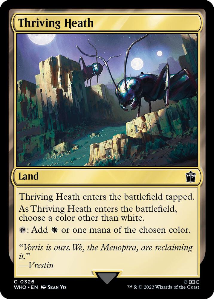Thriving Heath 326 (Universes Beyond: Doctor Who)  - Foil | Good Games Adelaide SA