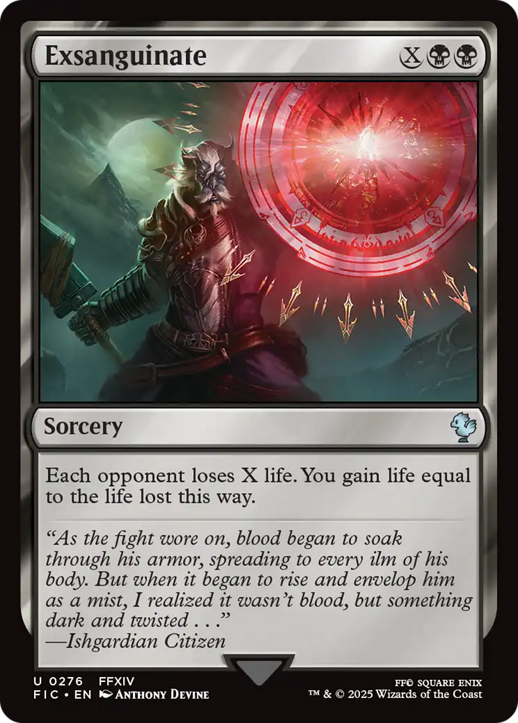 Exsanguinate [FINAL FANTASY Commander] | Good Games Adelaide SA