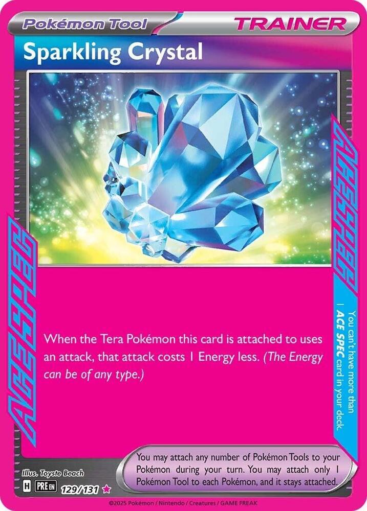 Sparkling Crystal (129/131) [Scarlet & Violet: Prismatic Evolutions] | Good Games Adelaide SA