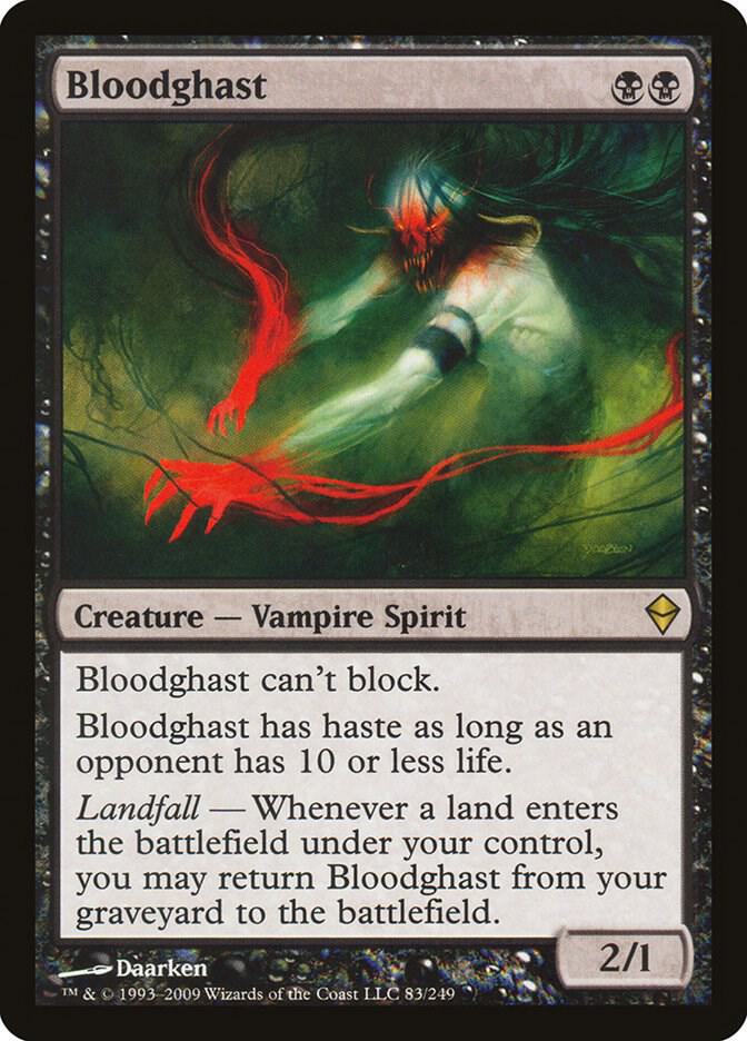 Bloodghast 83 (Zendikar)  - Foil | Good Games Adelaide SA