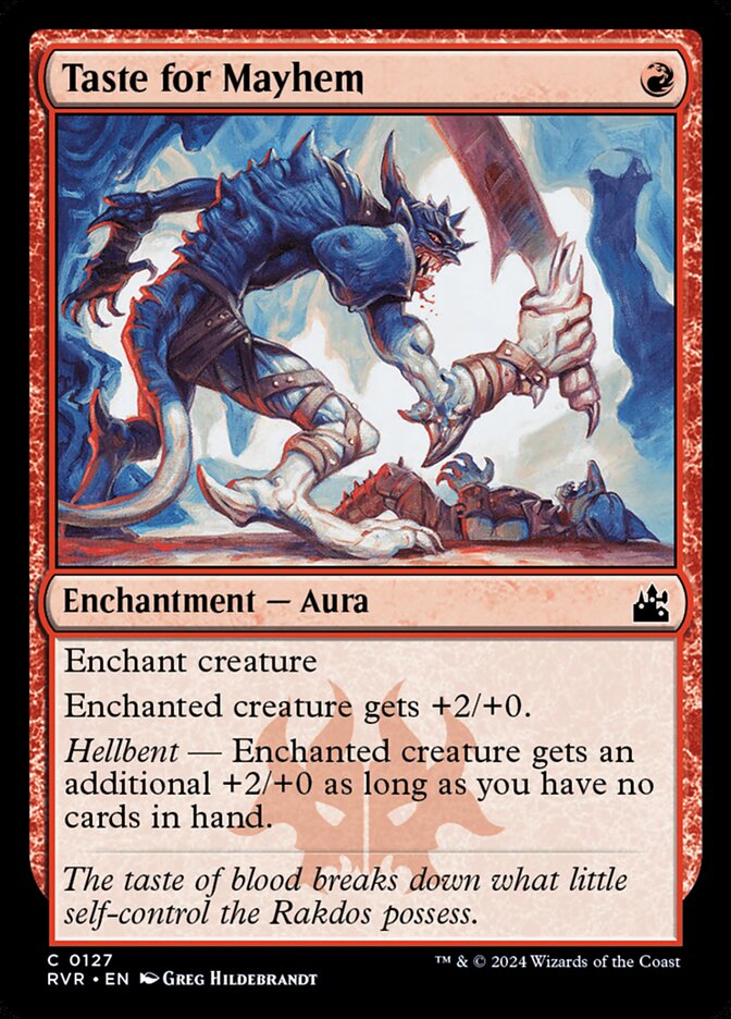 Taste for Mayhem 127 (Ravnica Remastered)  - Foil | Good Games Adelaide SA