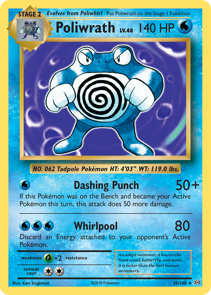 Poliwrath (25/108) [XY: Evolutions] | Good Games Adelaide SA