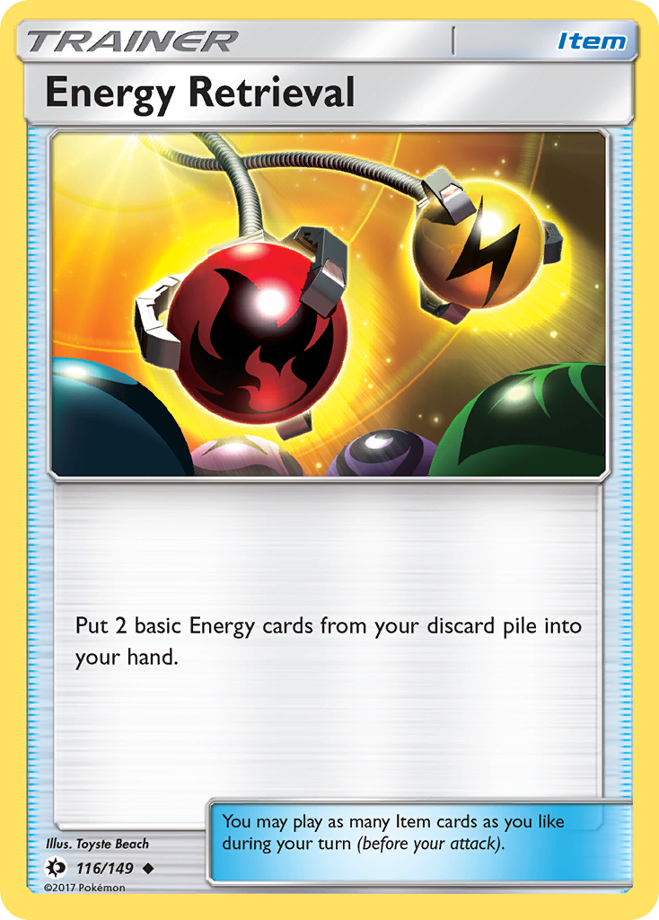 Energy Retrieval (116/149) [Sun & Moon: Base Set] | Good Games Adelaide SA