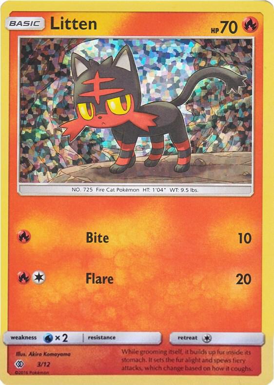 Litten 003/012 (McDonald's Promos 2017)  - Holofoil | Good Games Adelaide SA