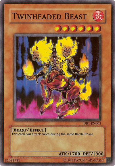 Twinheaded Beast [DBT-EN003] Super Rare | Good Games Adelaide SA