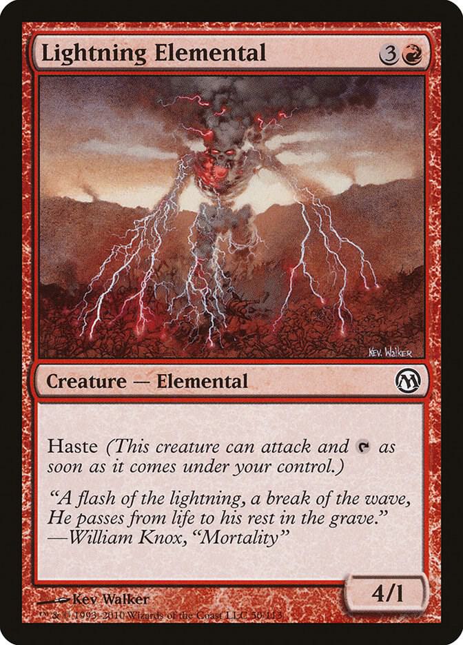Lightning Elemental 50 (Duels of the Planeswalkers)  | Good Games Adelaide SA