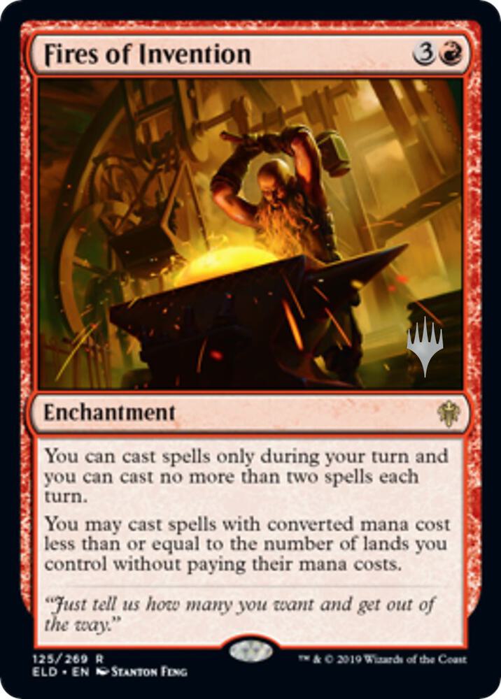 Fires of Invention 125 (Promo Pack: Throne of Eldraine)  | Good Games Adelaide SA